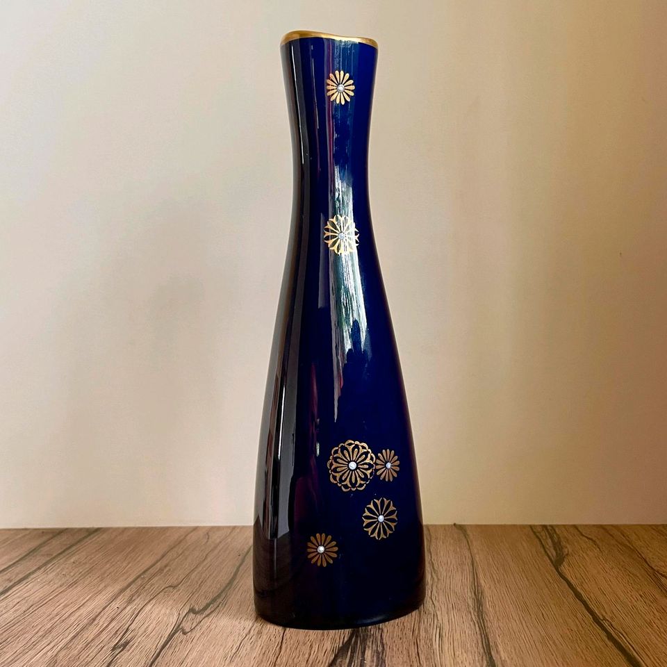 Vase ECHT- KOBALT blau in Gera