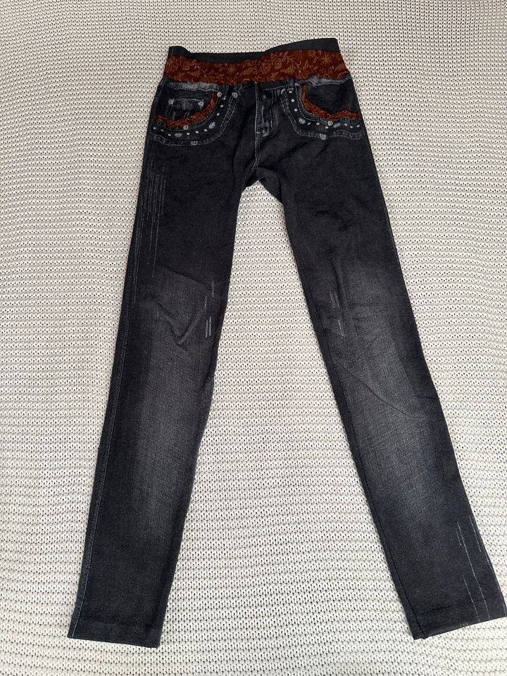 Fashion Gr 36-40 Leggings Jeans Optik warm in Burladingen