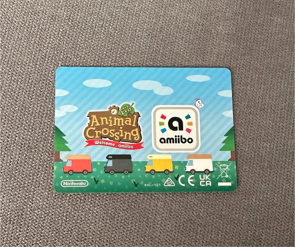 Original Animal Crossing Amiibo Karte 40 Tad/Paul Womo Edition in Hiltrup