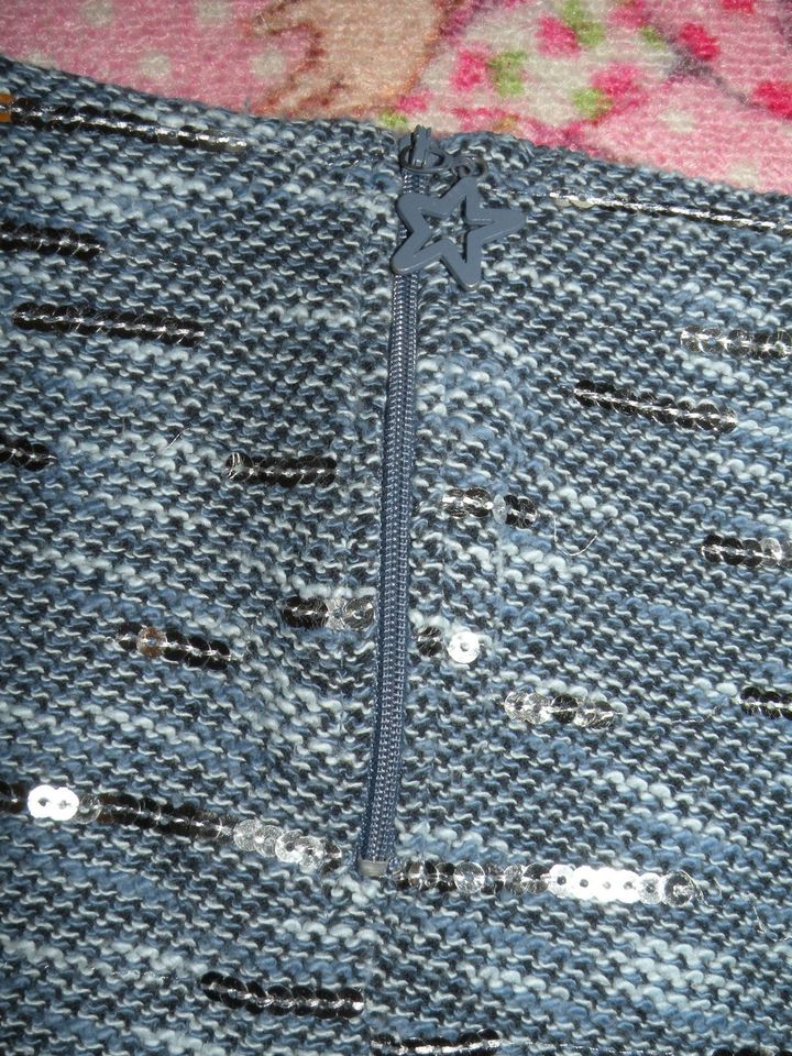 Mädchen Röcke Paket 2 Stück 128 134 Yigga Jeans Pailetten Blau in Plessa