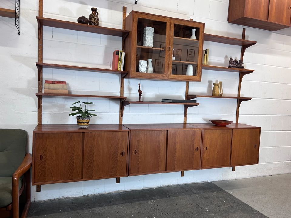 Vintage Teak HG FURNITURE Regalsystem danish 60er Sideboard in Delmenhorst