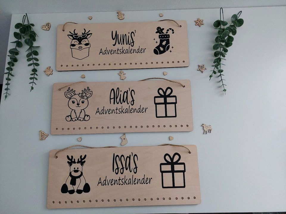 Adventskalender, personalisiert in Jübek