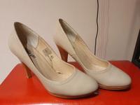 Buffalo 41 Damen Lack Leder High Heels Pumps 10 cm nude-beige Gir Nordrhein-Westfalen - Alpen Vorschau