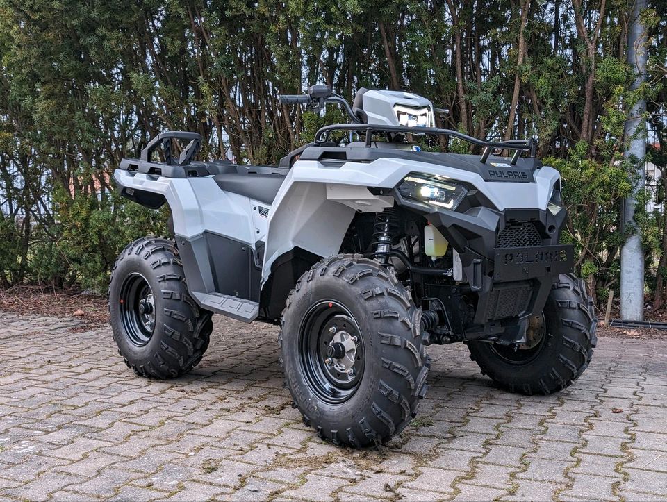 Polaris Sportsman 570 EPS LOF ATV White Lightning DEMO in Am Mellensee