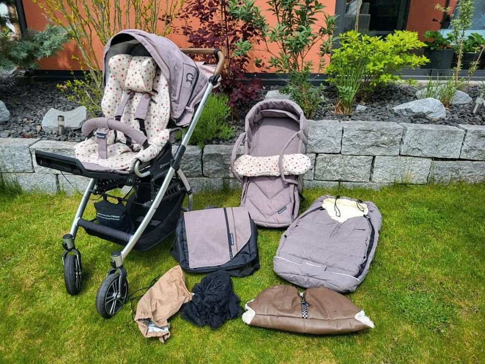 Gesslein F4 Kinderwagen / Kombikinderwagen / Kinderwagenset / Set in Burglengenfeld