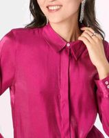 Longbluse Bluse Gr. L 40/42 only Magenta pink neuwertig Baden-Württemberg - Stutensee Vorschau