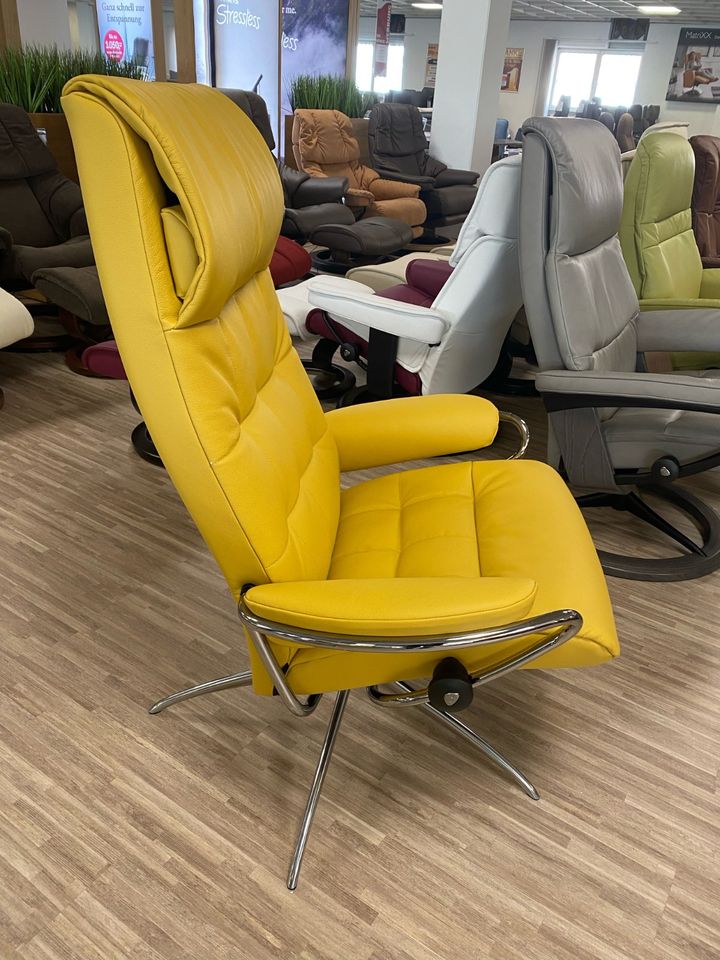 Sale -50% Rabatt / Stressless Sessel + Hocker London Mimosa Star in Kaiserslautern