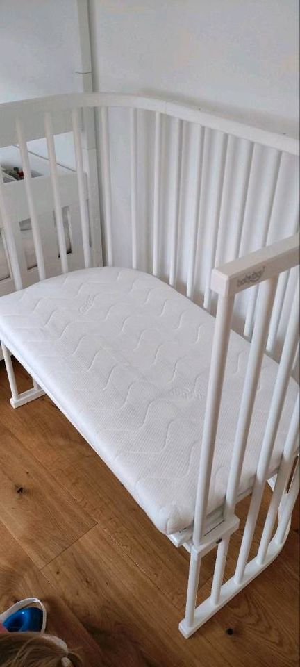 Beistellbett Boxspringbett, babybay, weiß in Straelen