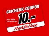 10 € Media Markt Gutschein Coupon 10 € Baden-Württemberg - Tuttlingen Vorschau