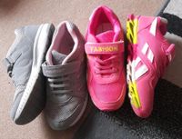 Sportschuhe mit Klettverschluss, Grau und Pink, Größe 35, Mädchen Sachsen - Oschatz Vorschau