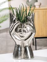 Aluminium 'Pose' Gesichtsvase – Kreative Handhaltung mit Gesichts Nordrhein-Westfalen - Gladbeck Vorschau