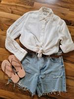 NA-KD Musselinbluse Musselin Bluse Boho Hippie Gypsy Gipsy Baumwo Hessen - Fulda Vorschau