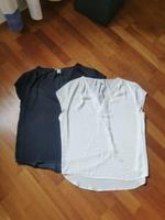 2 H&M Blusen grau und ecru Größe 42 INKLUSIV VERSAND Nordrhein-Westfalen - Brilon Vorschau