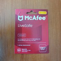 McAfee Livesafe ein Jahr Abo. Neu Dresden - Neustadt Vorschau