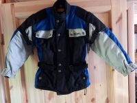 Kinder Motorrad Jacke Gr. 122-1228 schwarz grau blau Sachsen - Weißenberg Vorschau