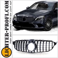 Kühlergrill Schwarz Glanz für Mercedes C Klasse W205 S205 18-21 Hessen - Calden Vorschau