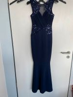 Exklusives Lipsy Kleid - Größe 34 - Blau mit Pailletten und Mesh Berlin - Mitte Vorschau