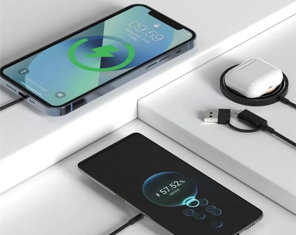 9,89€ - Induktive Ladestation iPhone USB-C USB-A (Kabel+Adapter) in Gäufelden