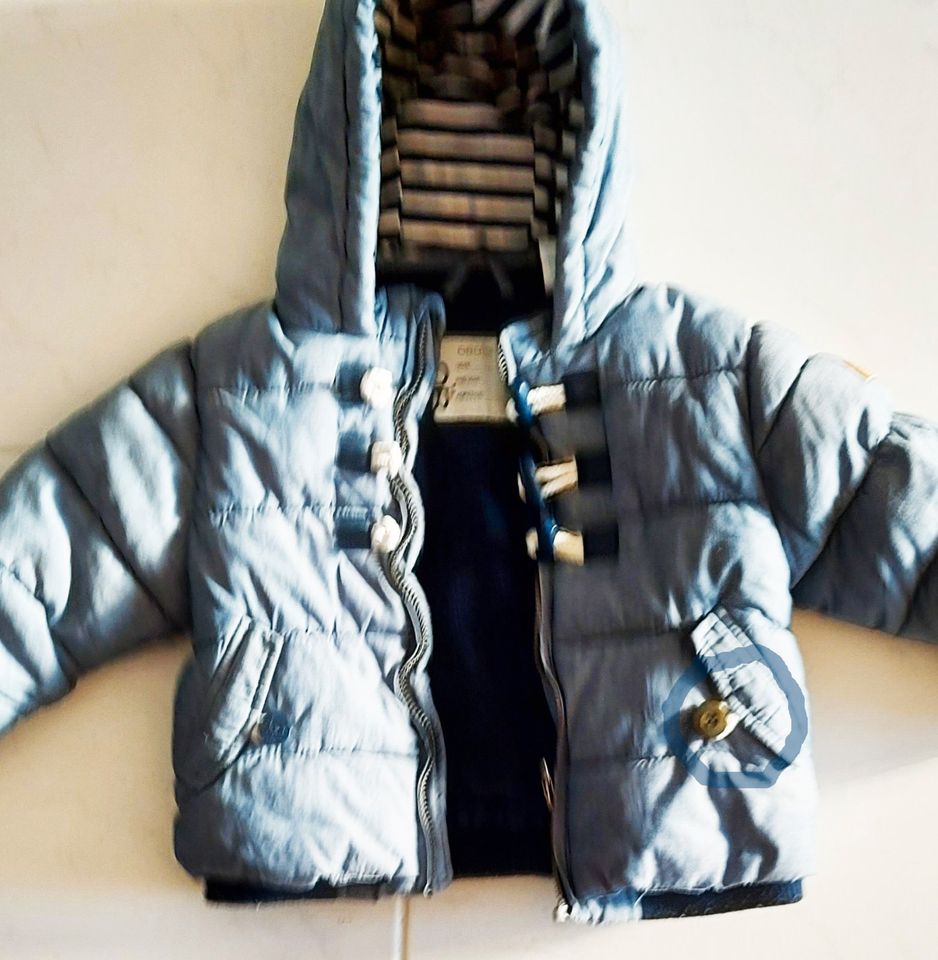 Winterjacke gesteppt OBAIBI Gr.74/80 cm , warm gefüttert in Düsseldorf