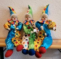 Clown sitzend Schlenker Punkte bunt gelb/blau oder Grün/weiß NEU Hessen - Runkel Vorschau