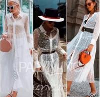 Zara Blogger Tüll Kimono Maxi Blusen Kleid Strandkleid Rheinland-Pfalz - Mainz Vorschau