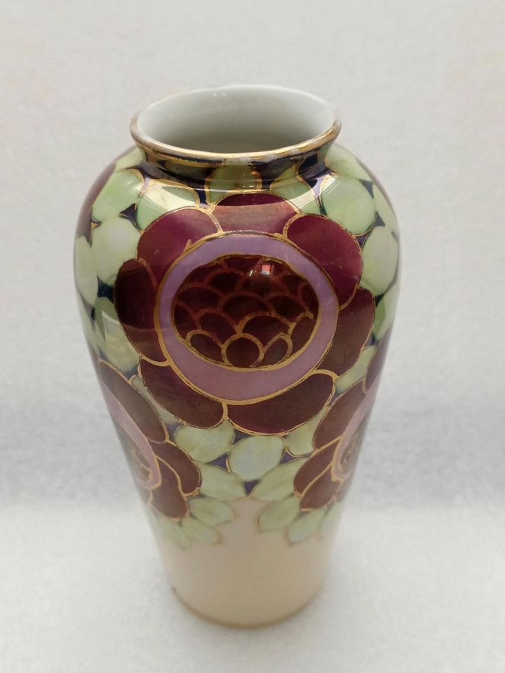 Vase antik Jugendstil Zeh Scherzer Z.S.&Co. Handmalerei in Zwickau