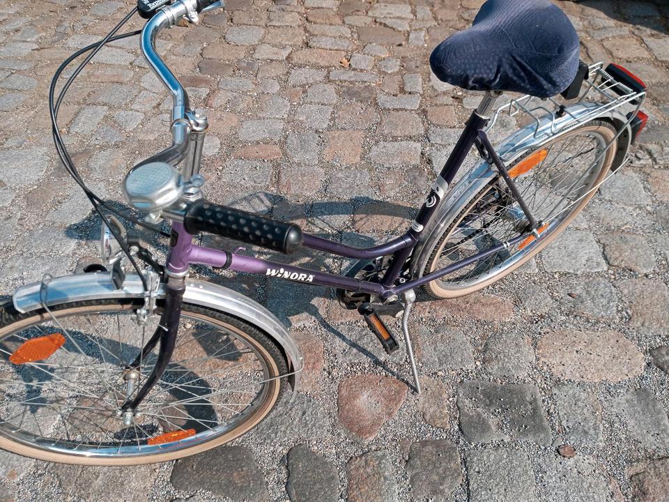 26" Damenrad Fahrrad Damen mit 3 Gang und Licht & Gepäckträger in Dresden