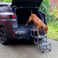 VOSS.PET Hundetreppe 3 stufig faltbar Auto Einstiegshilfe Hund Nordfriesland - Viöl Vorschau