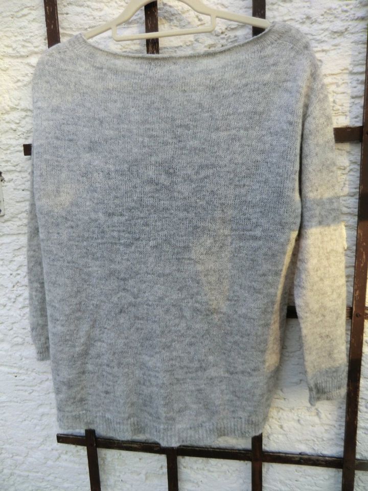 Lambswool-Pullover v. DIXIE, Made in Italy, grau, Gr. S in Mainz