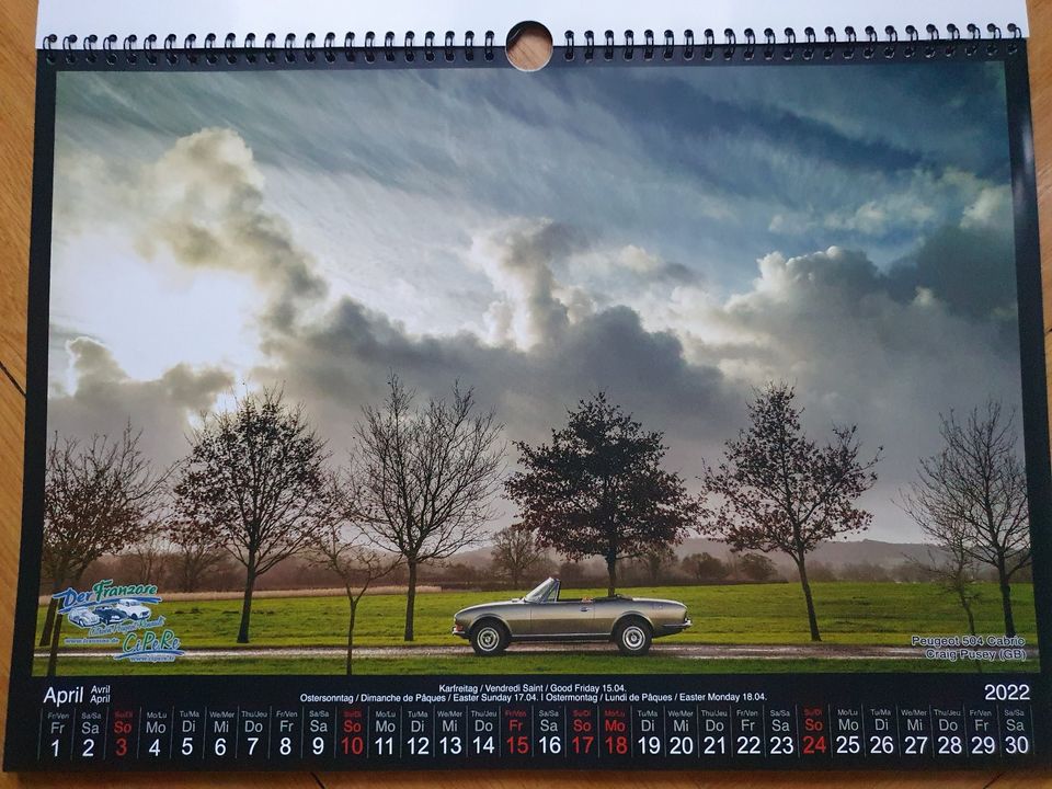 Kalender 2022 Citroen Peugeot Renault Oldtimer Youngtimer in Berlin