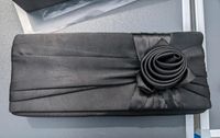 Clutch-schwarz-elegant-Hochzeit-Feier-Blume-Rose-Satin-Tasche Nordrhein-Westfalen - Steinfurt Vorschau