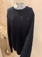 Ralph Lauren Strickpullover Zopfmuster in dunkelblau Niedersachsen - Garbsen Vorschau