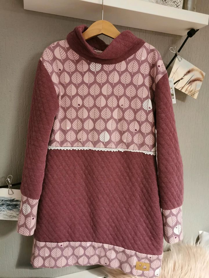 Sweatkleid handmade Gr. 134 in Spangenberg