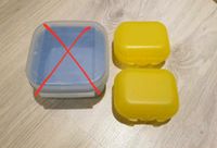 Tupperware Aufbewahrung gelb Eco Mini Twin Dose Brotdose Niedersachsen - Drochtersen Vorschau