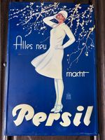 Altes vintage Retro Persil Blech Werbeschild / antik / Nordrhein-Westfalen - Mülheim (Ruhr) Vorschau