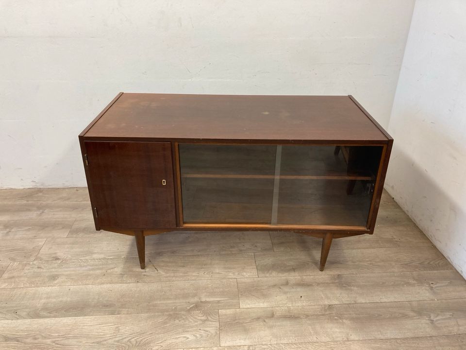 #A DDR Schreibtisch freihstehend Hochglanz 60er Midcentury Retro in Burgstädt