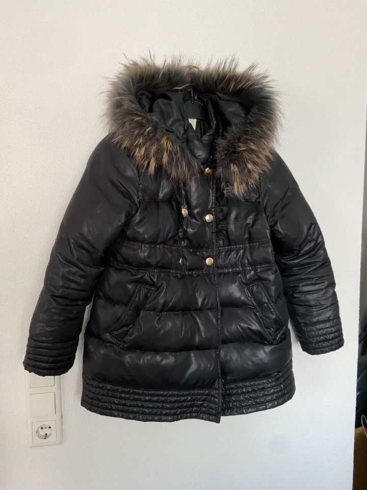 Special by roem Girls Luxus Mantel echtfell racoon jacke Daunen in Altenbeken