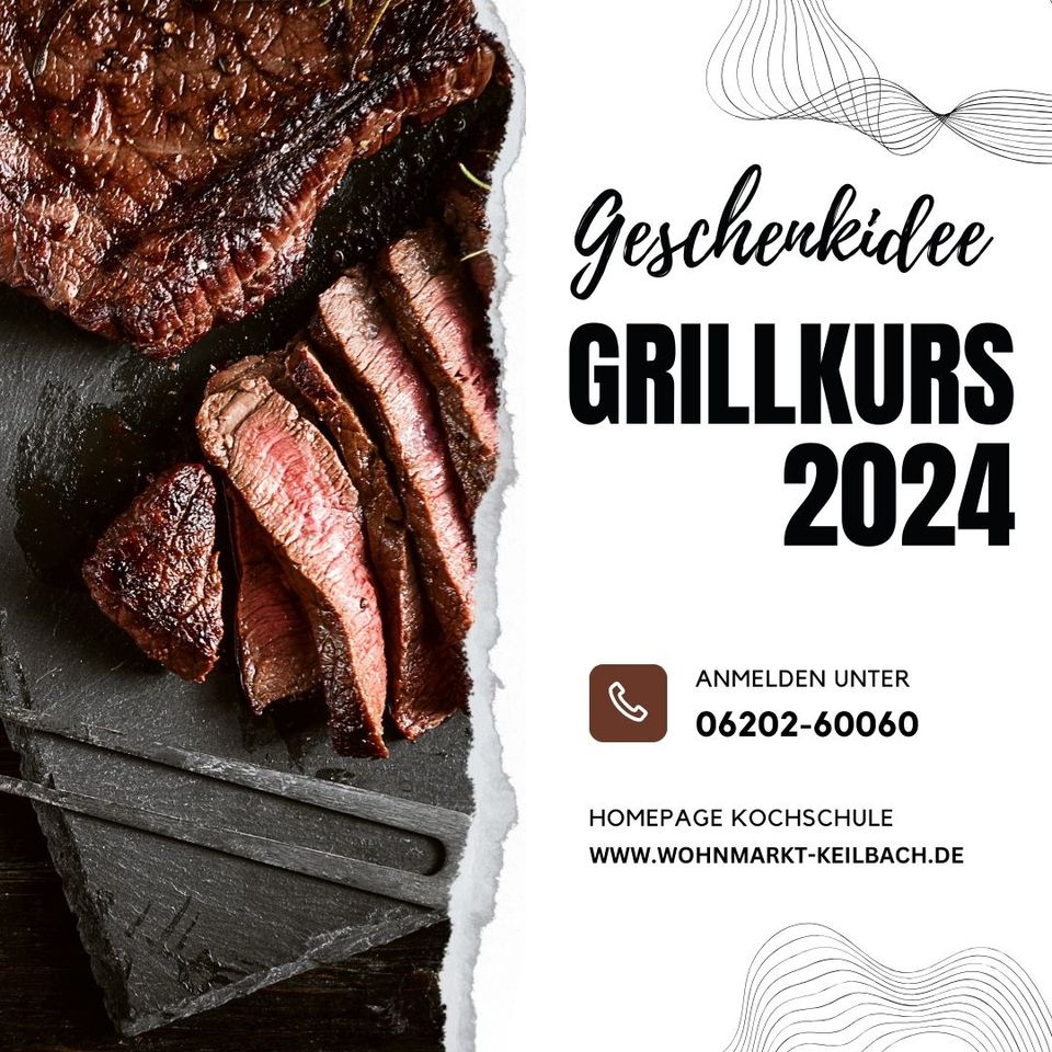 Jetzt buchen neue Termine Weber Grill Akademie Grillkurse 2024 in Ketsch