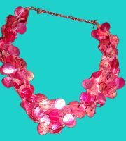 MODESCHMUCK Schmuck pink Halskette rosa kleinen Perlen KETTE Hessen - Rodenbach Vorschau