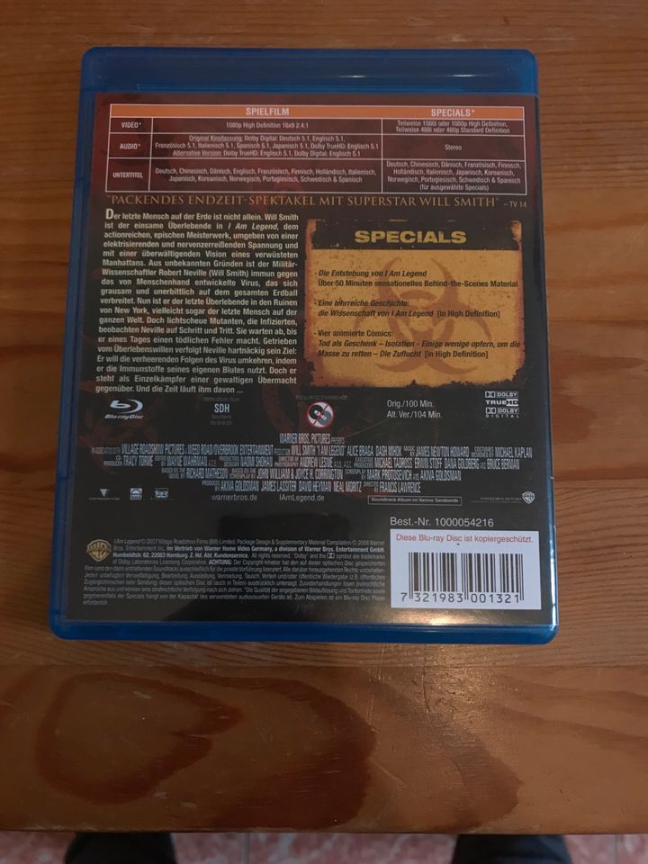 Bluray I am Legend TOP in Rostock