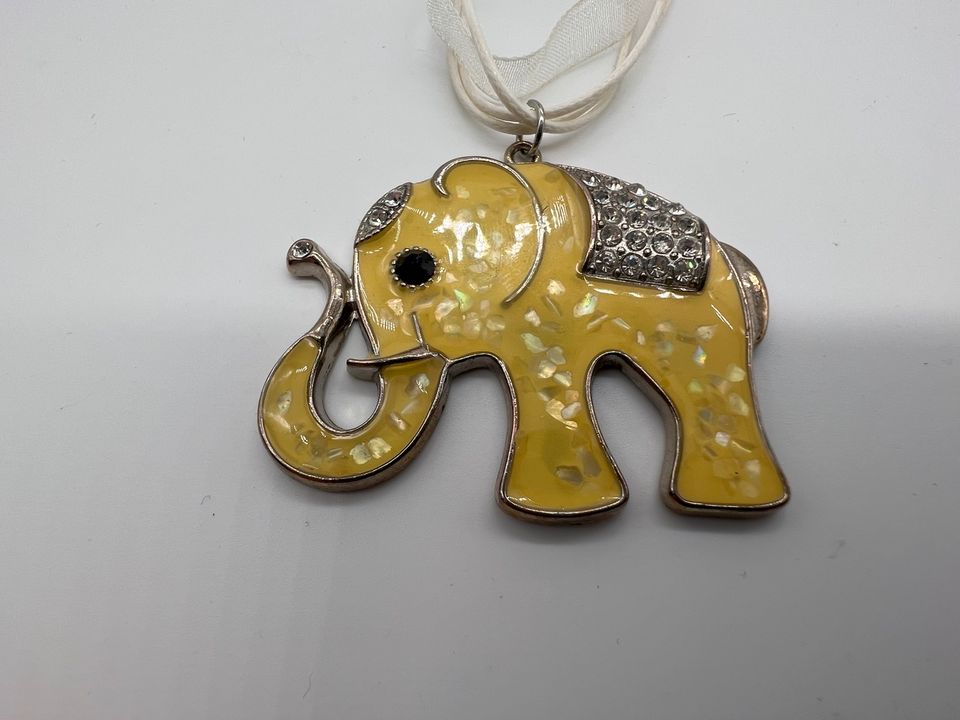 Kette, Halskette, Modeschmuck, Eule/Elefant in Chemnitz