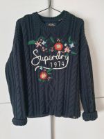 Superdry Pullover dunkelblau Blumen Rheinland-Pfalz - Hütschenhausen Vorschau