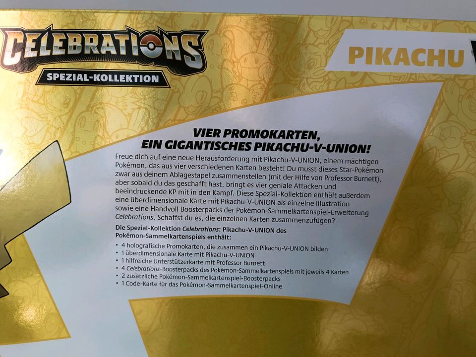 Pokemon Celebrations Pikachu V Union deutsch NEU OVP in Selm