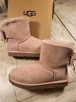 Ugg classic mini double bow in rosa, Gr. 40 Nordrhein-Westfalen - Herten Vorschau