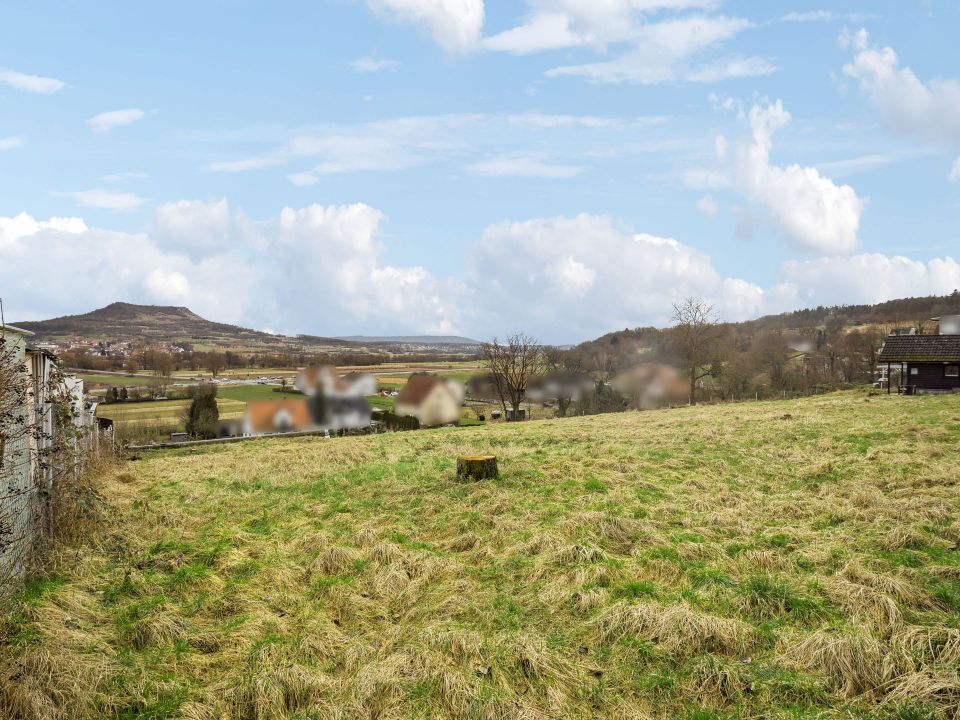 Baugrundstück für Doppelhaus oder Einfamilienhaus mit tollem Ausblick auf das Walberla in Weilersbach