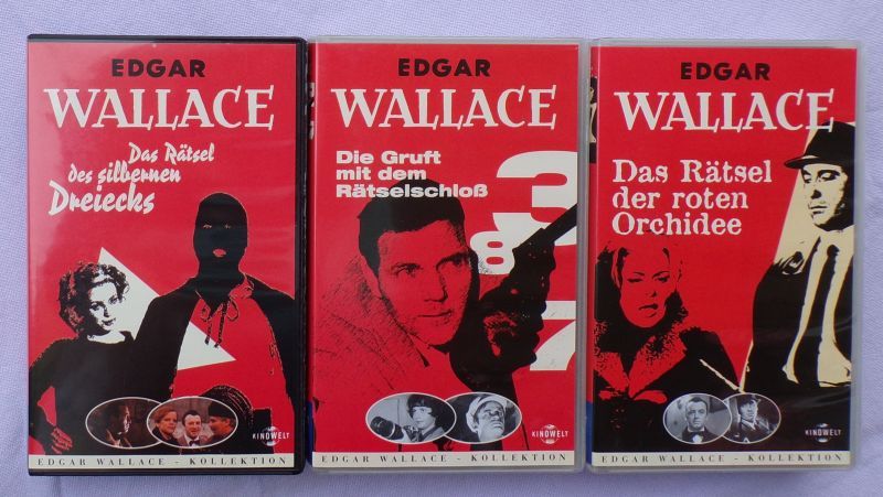 35 EDGAR WALLACE  Filme Videos Rote Serie + 3 GESCHENKE!!! in Fulda