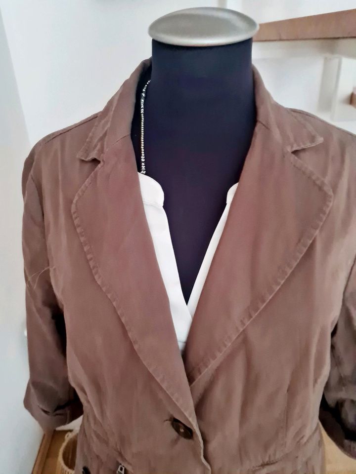 COMMA Utility Jacke khaki Blazer 38 40 Kurzblazer in Willich