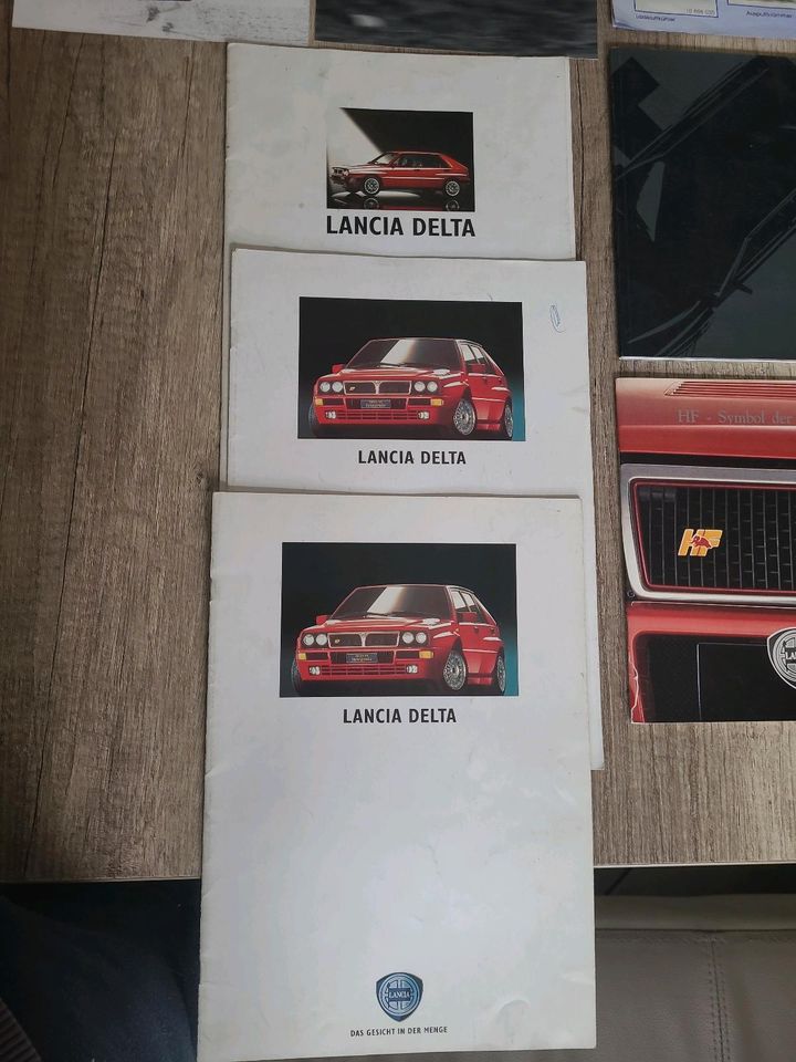 Prospekt Bilder Sammlung Lancia Delta HF Integrale 16V Martini in Wehringen