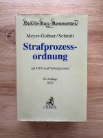 Meyer-Goßner/Schmitt, StPO-Kommentar, 65. Auflage 2022 München - Ludwigsvorstadt-Isarvorstadt Vorschau