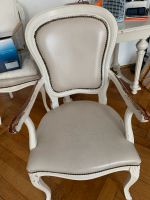 2 alte Stühle weiß Vintage München - Maxvorstadt Vorschau